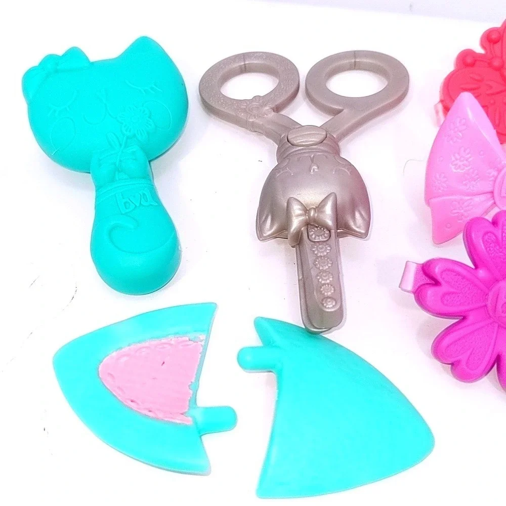 Baby Alive Doll Hair Accessories & Bff Lot Cat Brush Clips Faux Scissors